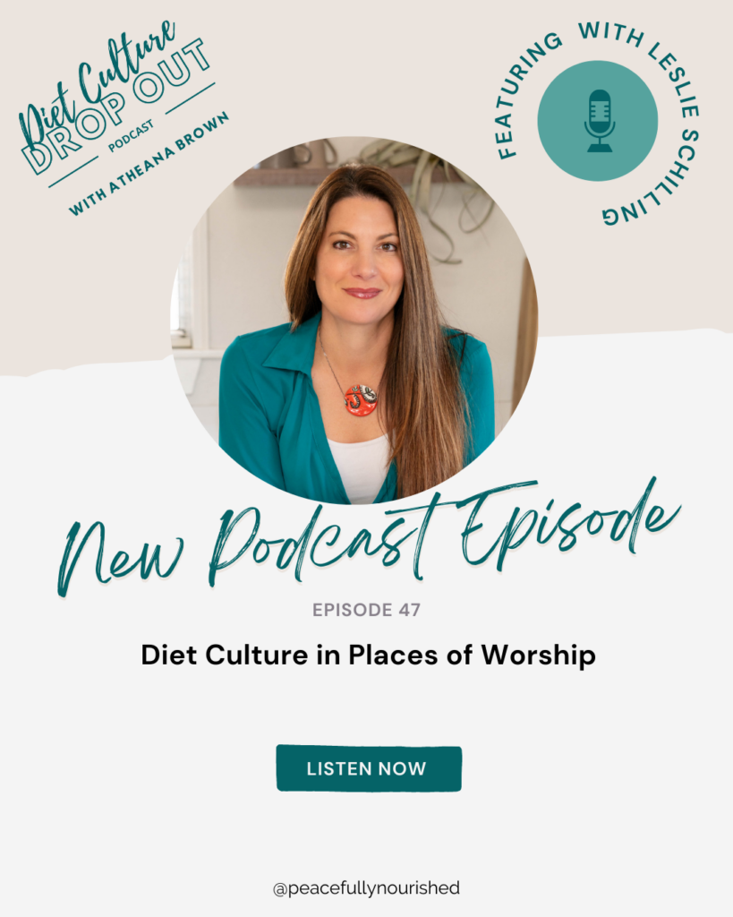 Diet Culture in Places of Worship